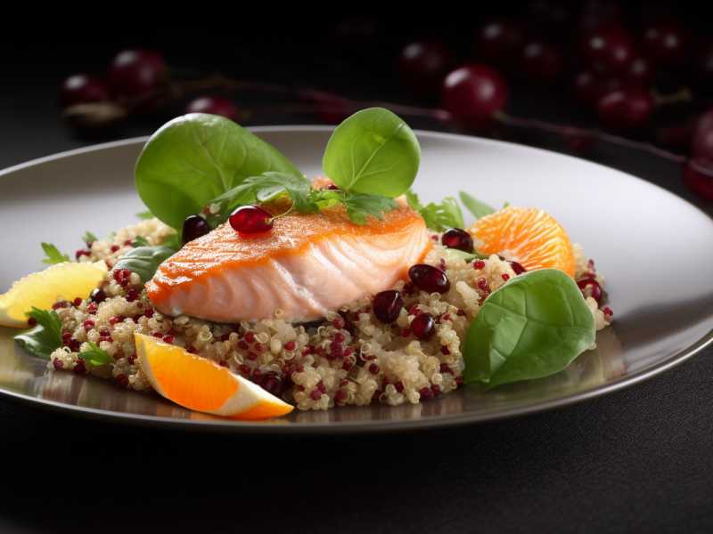 Leckeres Lachs-Quinoa-Salat-Rezept für deinen Vitamin D-Kick!