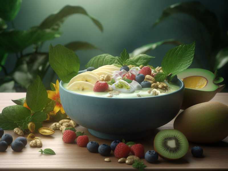 Schnelle Vitamin D-Boost Smoothie Bowl mit Vigantol Öl