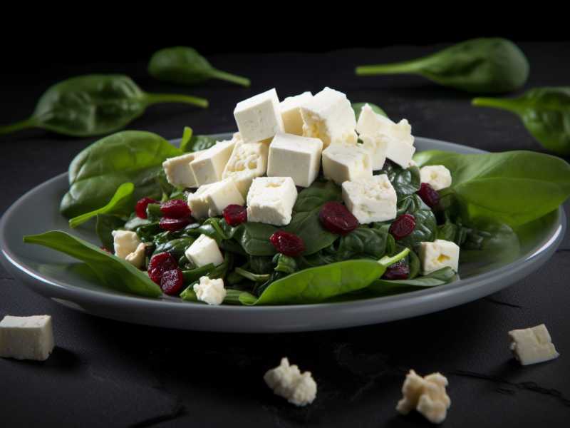 Spinat-Feta-Salat mit Walnüssen – Dein Power-Lieferant für Vitamin K und D!