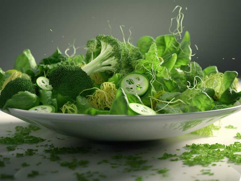 Grüner Superfood-Salat für starke Knochen