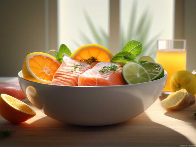 Leckere Lachs-Bowl für einen Vitamin D Kick!