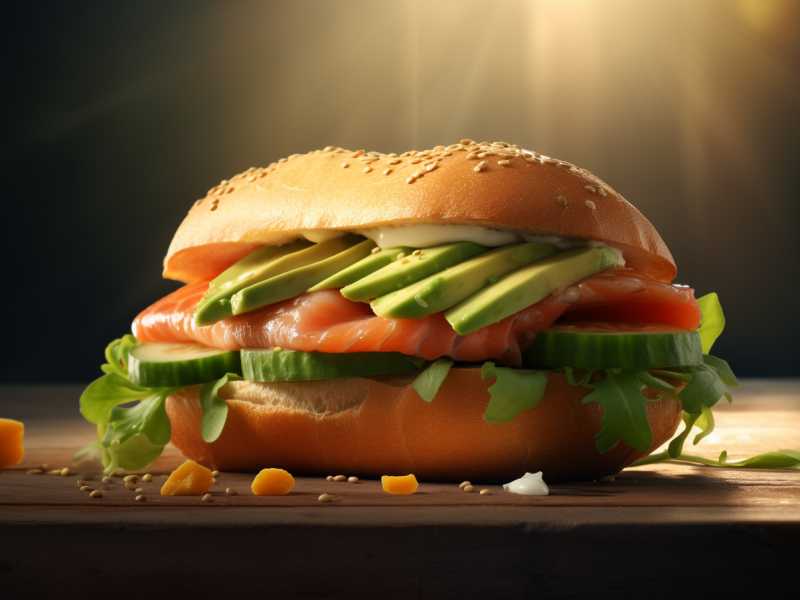 Leckeres Lachs-Avocado-Sandwich für mehr Vitamin D!