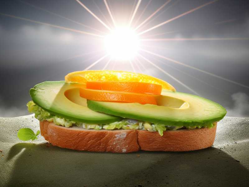 Leckeres Lachs-Avocado-Sandwich für eine Vitamin D-Powerladung!