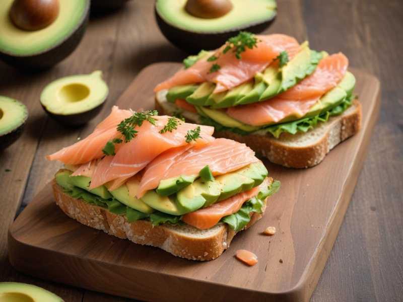 Leckeres Lachs-Sandwich mit Avocado: Dein Vitamin-D-Kick!