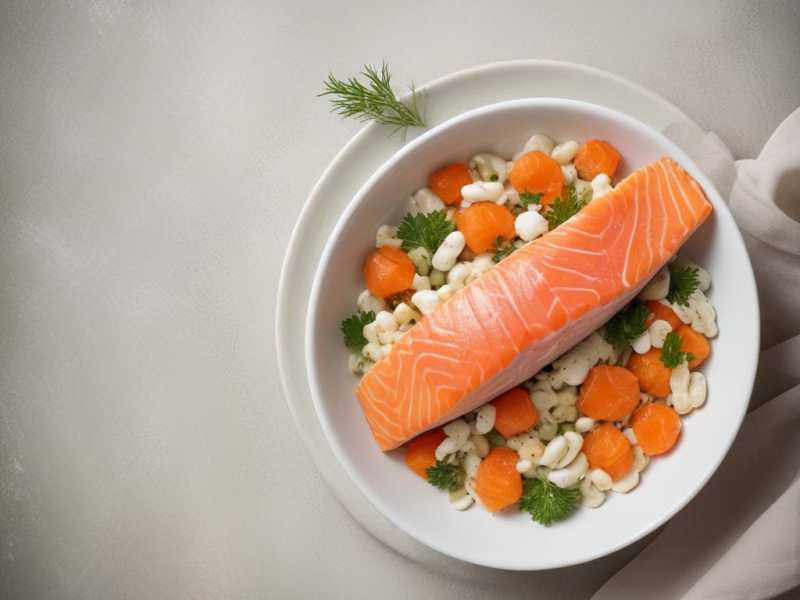 Leckere Lachs-Bowl für gesunde Haut