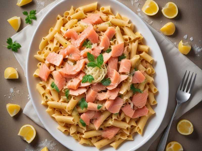 Leckere Lachs-Pasta mit Vitamin D3-Power