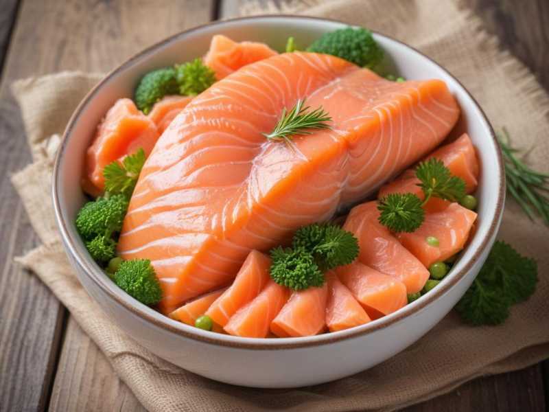 Schmackhafte Lachs-Bowl für deinen Vitamin D-Bedarf!