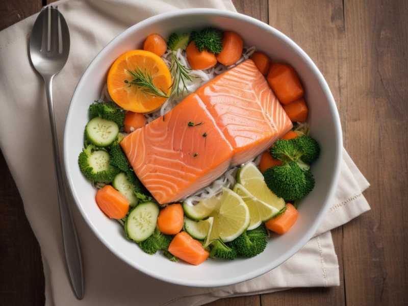 Leckere Lachs-Bowl für deinen Vitamin D3-Kick!