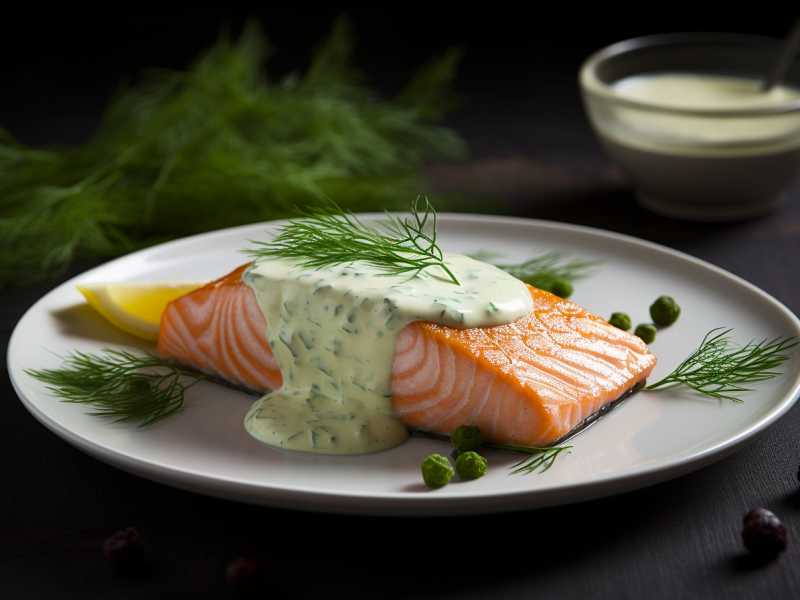 Fettiger Lachs mit Zitronen-Dill-Sauce – Der echte Vitamin D-Kick!