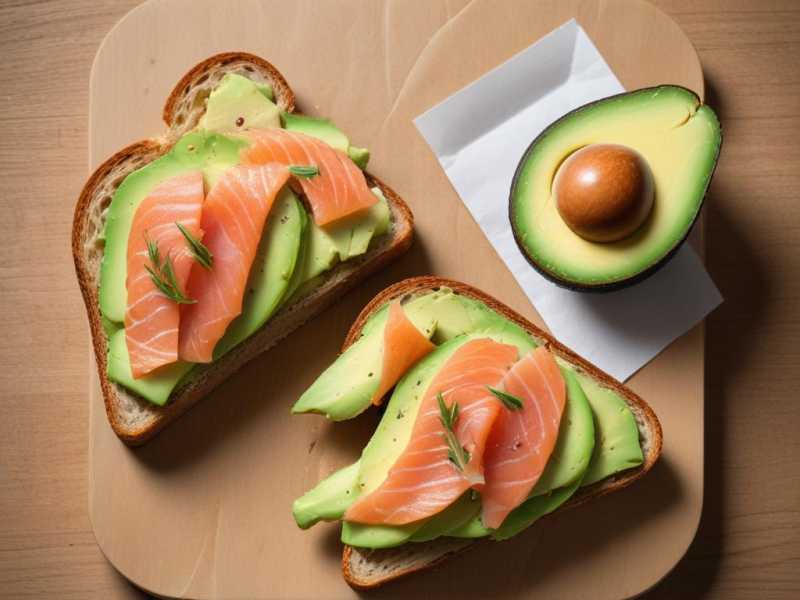 Leckeres Lachs-Avocado-Sandwich für deinen Vitamin D Kick!