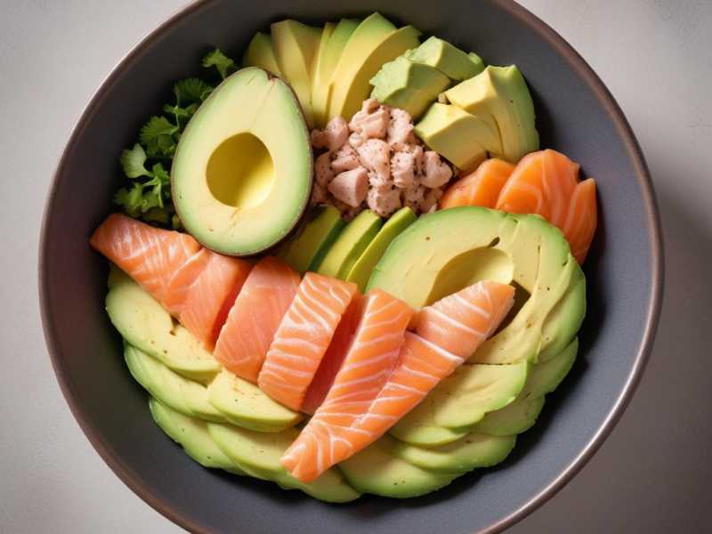 Vitamin D-Power Bowl mit Lachs und Avocado