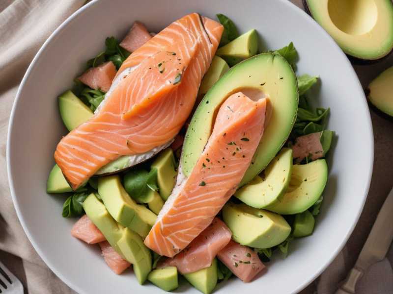 Leckeres Lachs-Avo-Bowl Rezept für deinen Tagesbedarf an Vitamin D3!