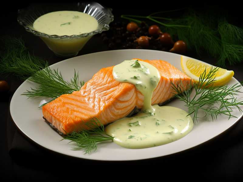 Leckerer Lachs mit Zitronen-Dill-Sauce – der Vitamin D Booster!