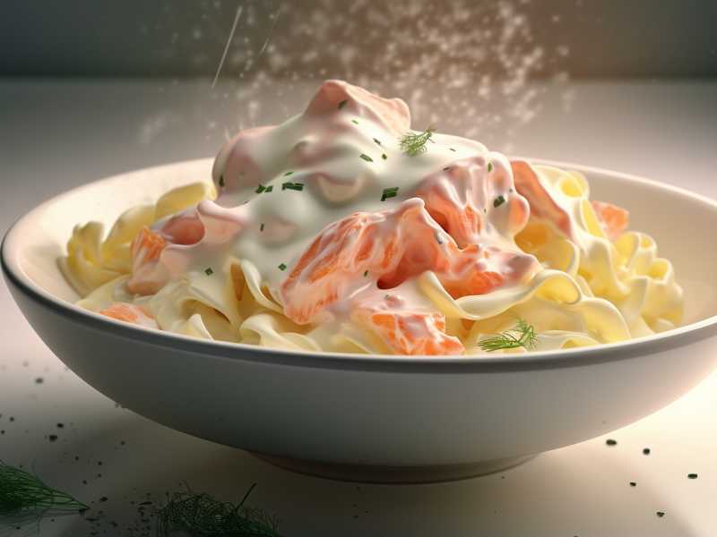 Leckeres Lachs-Milch-Pasta-Rezept für starke Knochen!