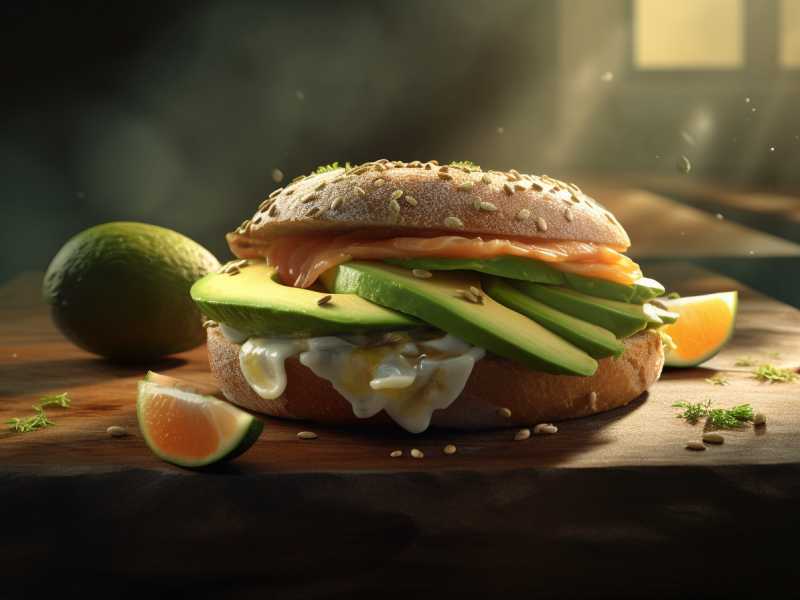 Leckeres Lachs-Avocado-Sandwich für deinen Vitamin D-Kick