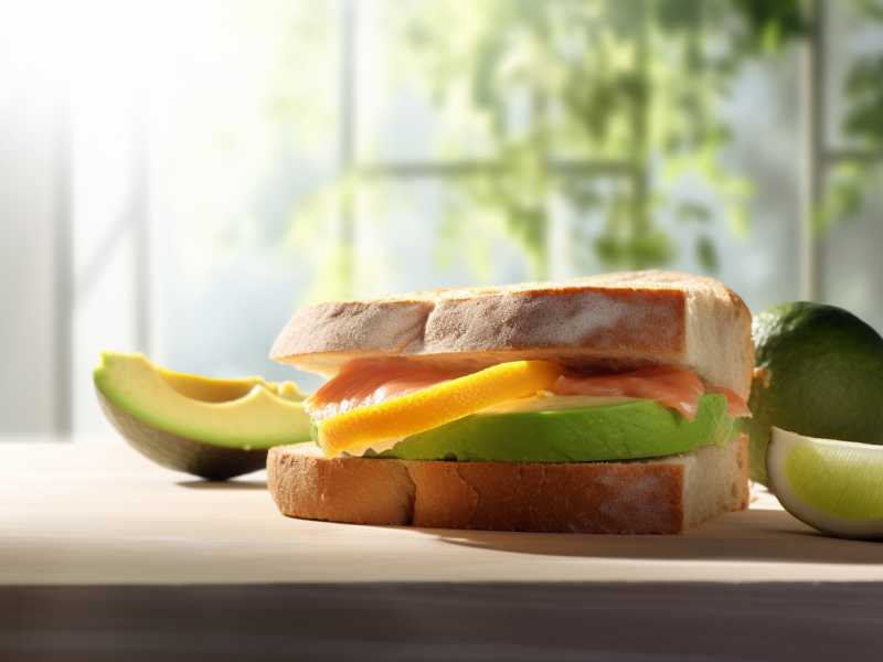 Leckeres Lachs-Avocado-Sandwich mit Vitamin D!