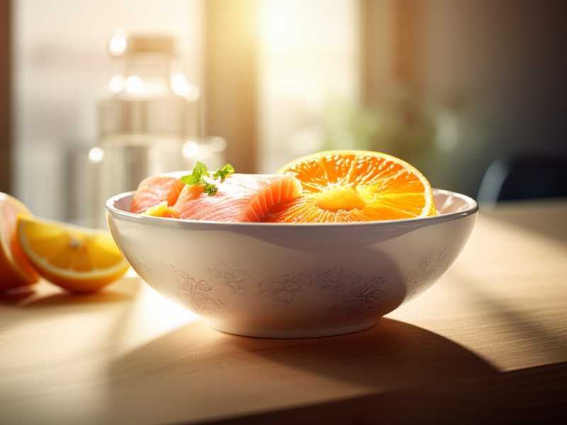 Leckere Lachs-Bowl für einen Vitamin D-Boost