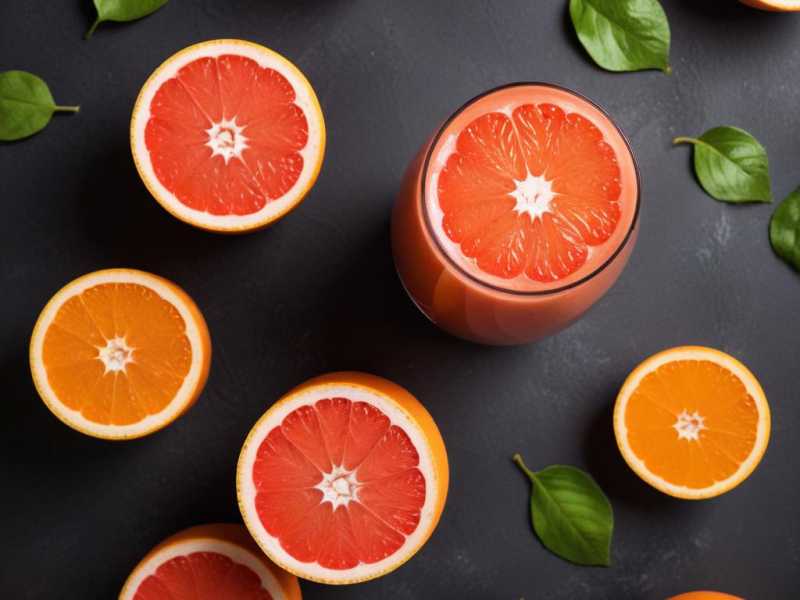 Erfrischender Grapefruitkern-Detox-Smoothie