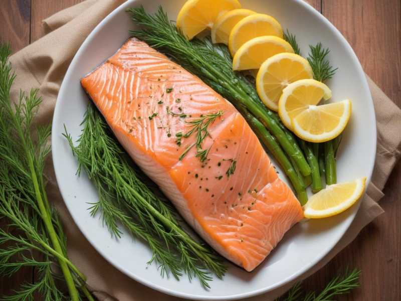 Leckeres Lachs mit Zitronen-Dill-Butter – Dein Vitamin D3-Booster!